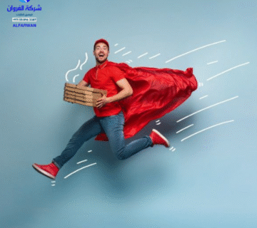 مندوب توصيل في شارقة