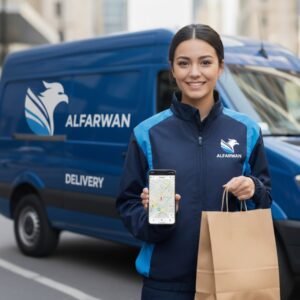 خدمة توصيل من دبي إلى أبوظبي مع سيارة توصيل الفاروان