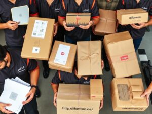 توصيل طرود وبضائع من دبي الى شارقة - شركة الفروان