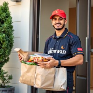 توصيل طعام ومشتريات في الشارقة