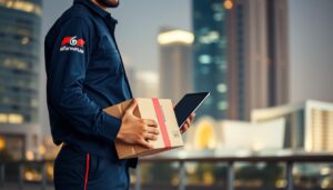 مندوب توصيل في ابوظبي